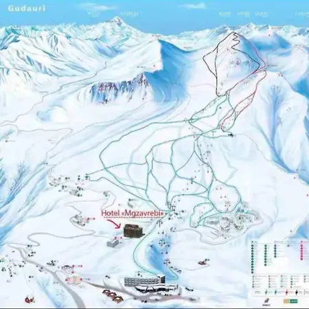 Ski In Ski Out Tiamo Apartment 302-303 At Gudauri Loft Hotel Экстерьер фото
